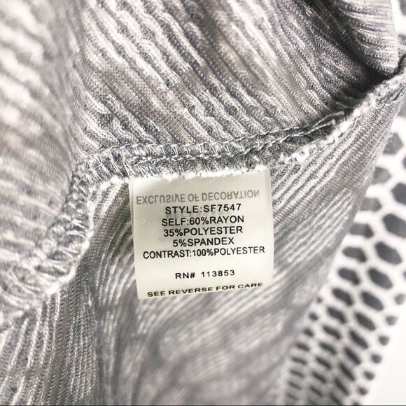 PIXLEY | Stitch Fix Millie Honeycomb Dress Gray M - Picture 10 of 11
